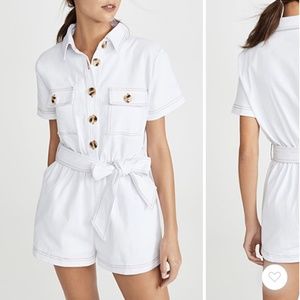 NEVER WORN white romper